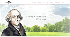 Desktop Screenshot of hahnemann.de