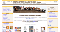Desktop Screenshot of hahnemann.nl